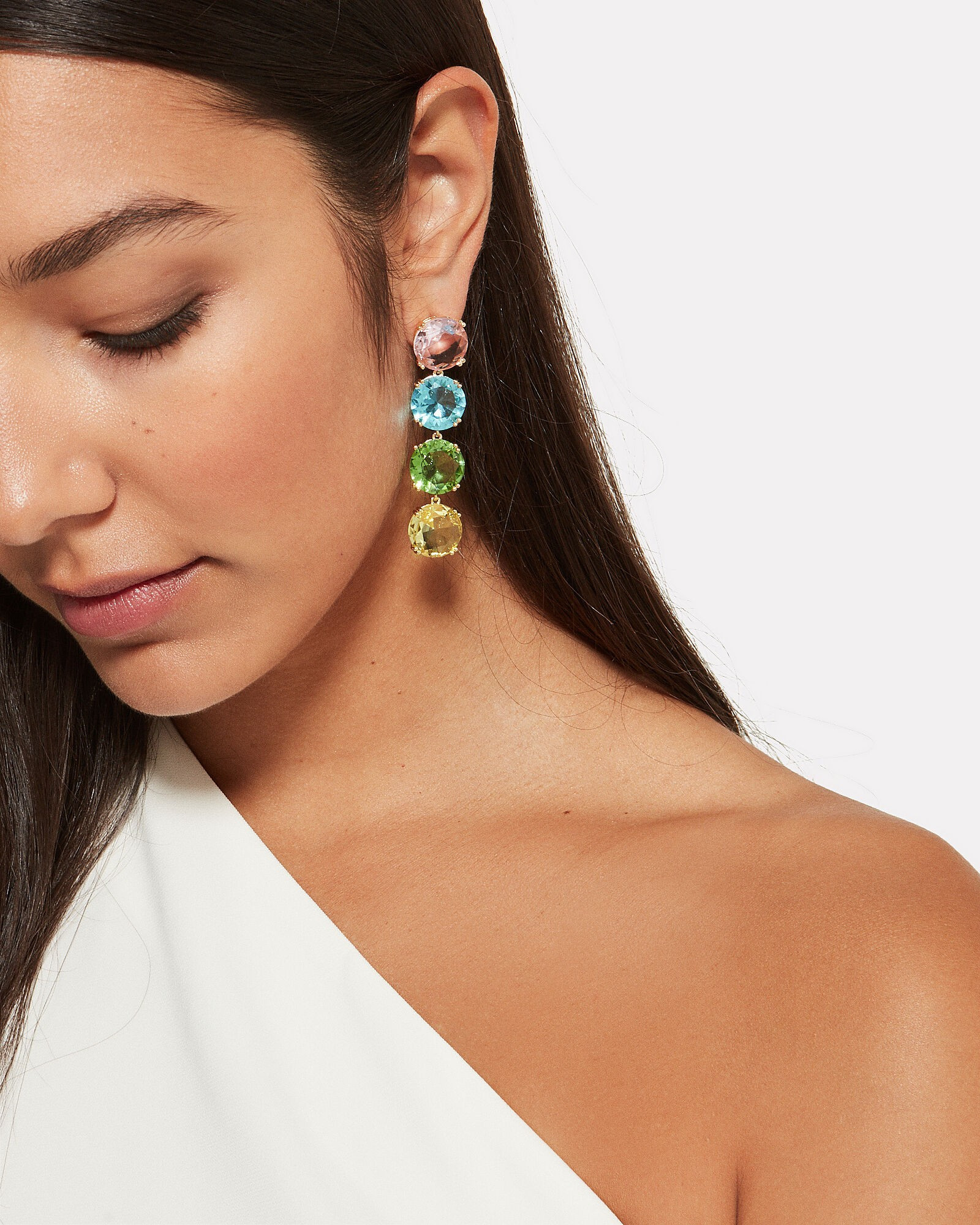 Rainbow Crystal Earrings | INTERMIX