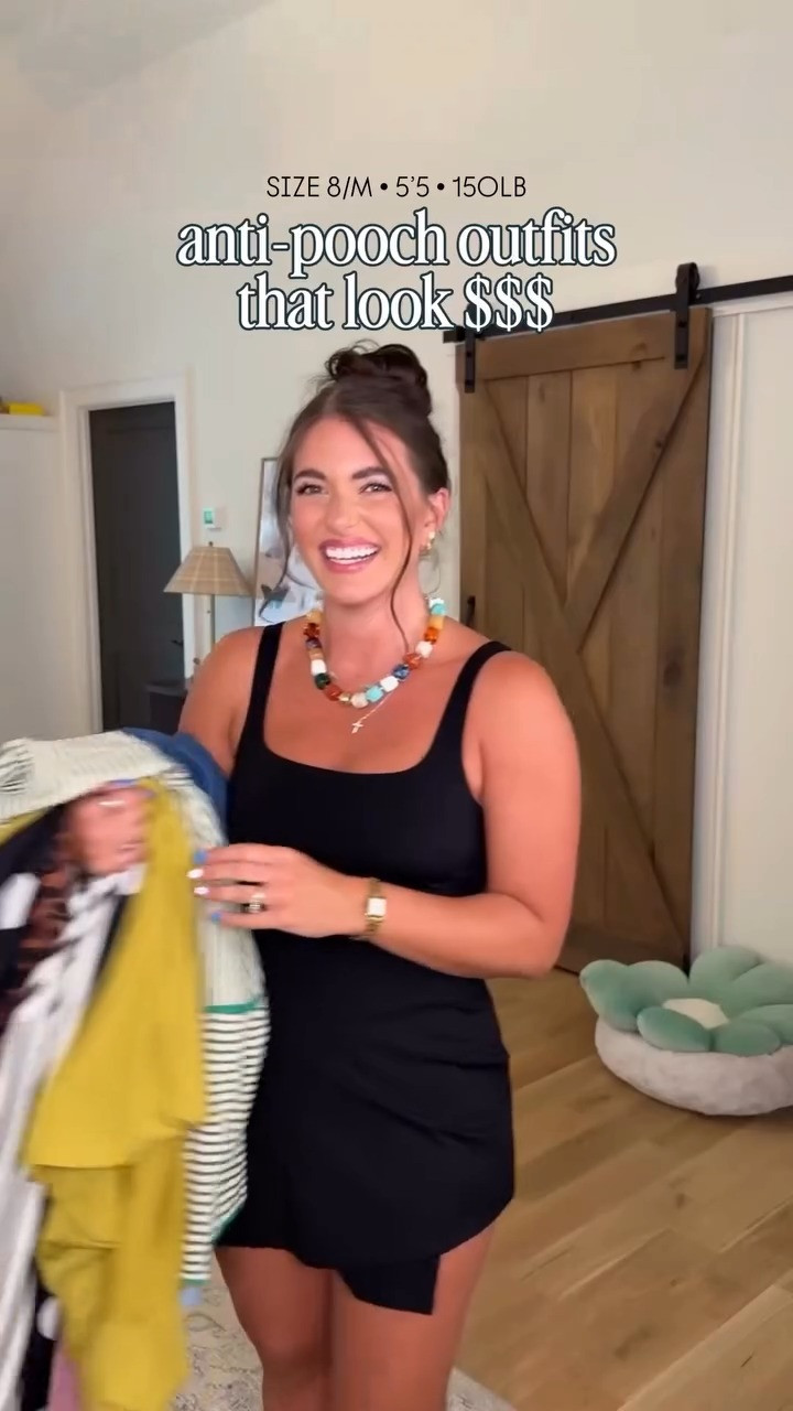 8/14 Anti-pooch outfits
True to size medium in everything except the two piece brown set, i sized up to the L in that. 

 #LTKdayinmylife #LTKgrwm #LTKootd