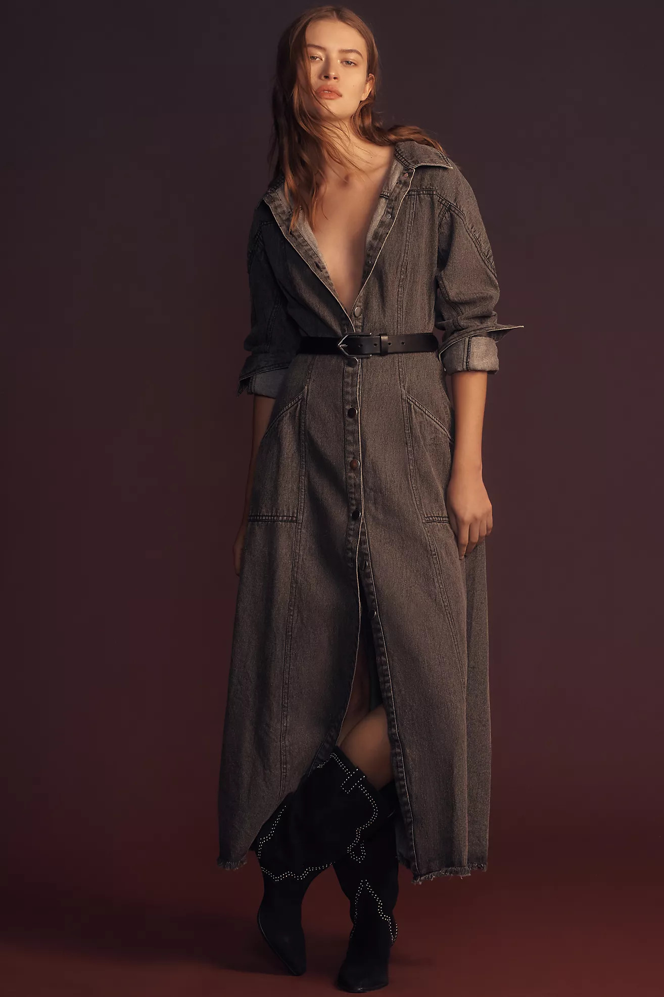 Let Me Be Denim Shirt Dress | Anthropologie (US)