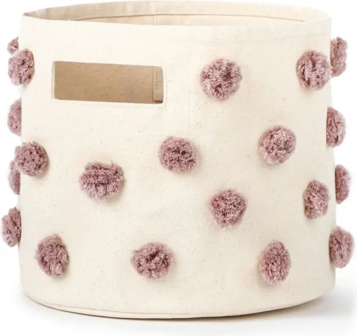 Pehr Mini Pompom Canvas Bin | Nordstrom | Nordstrom