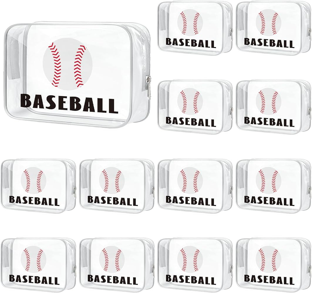 12 Pcs Baseball Goodie Bags for Team Gifts Reusable Gift Bag for Baseball Party Favors Supplies C... | Amazon (US)