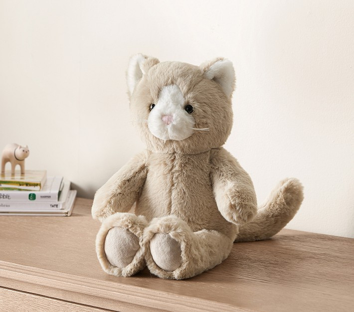Juniper Cat Fur Plush | Pottery Barn Kids