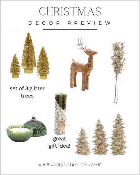 Christmas decor preview!

Gold glitter trees, faux trees, mini Christmas trees, entryway decor, set of 3 trees, sparkle trees, faux stems, red berry stems, Christmas stems, reindeer, ornaments, holiday, candle, textured tapers, Christmas tapers, gift ideas, hostess gift 

#LTKHoliday #LTKunder50 #LTKhome