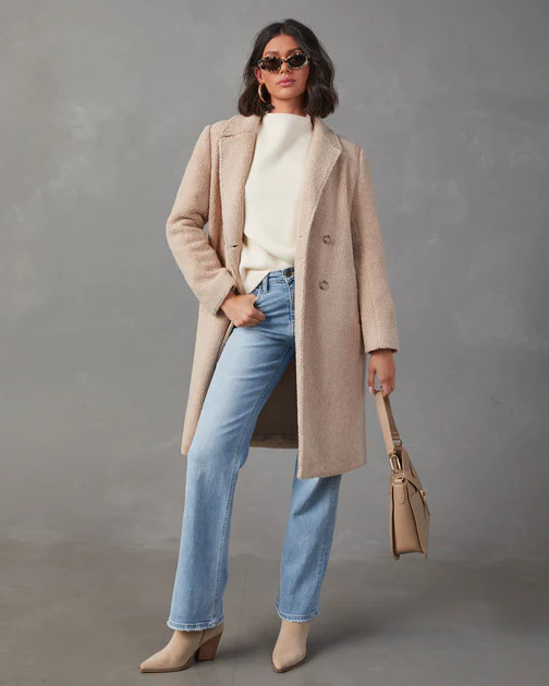 Low Key Luxe Pocketed Overcoat - Taupe | VICI
