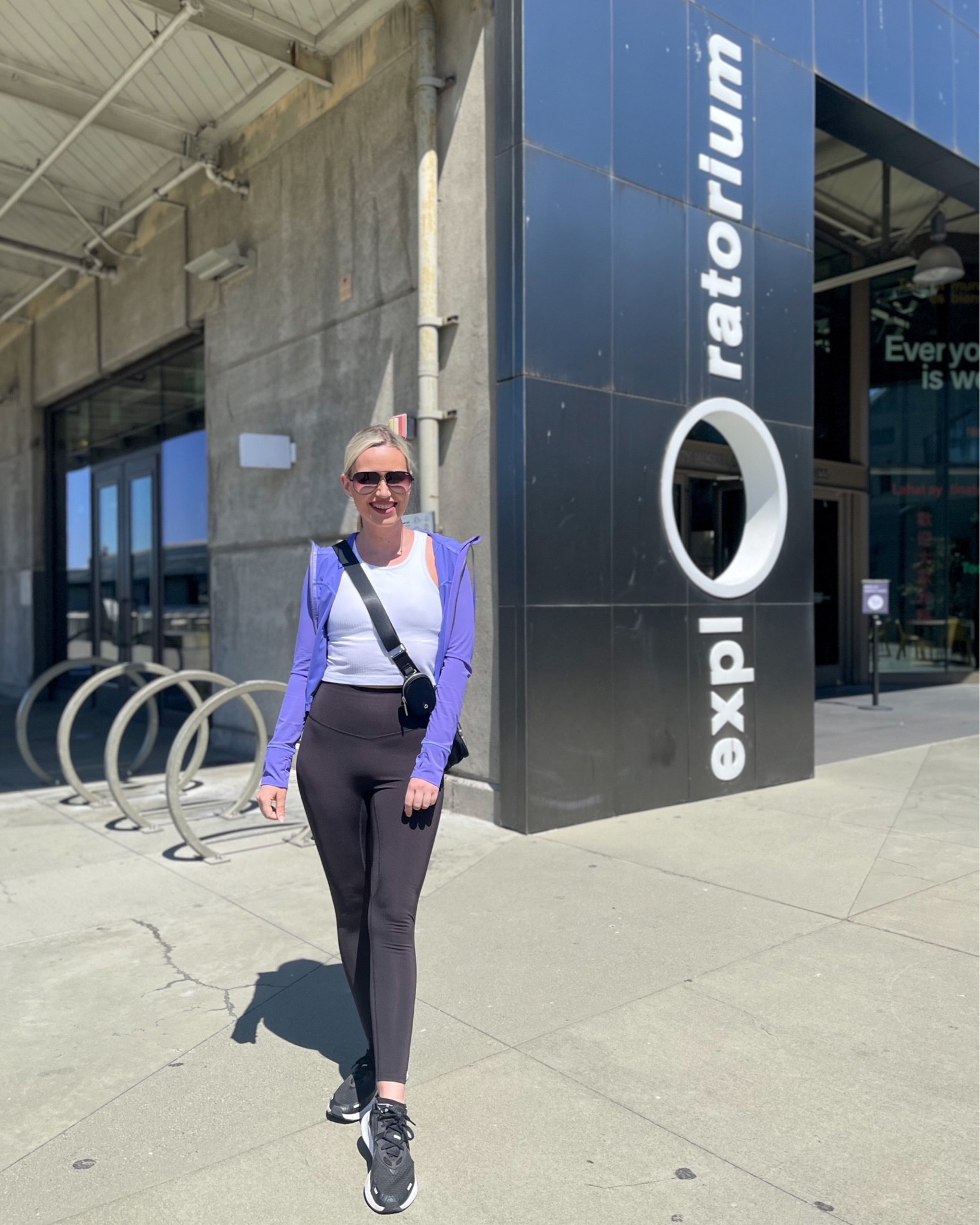 A casual Lululemon fit for a day exploring in the city! My Cropped Nulu and Mesh Define Jacket is sold out, so I linked a similar style below.

Jacket: Size 6, Charged Indigo
Top: Size 6, White
Leggings: Size 4, Black

Athleisure | Activewear | Athleticwear | Fitness | Comfy | Casual | Cropped Jacket | Bra Tank | Leggings 

#LTKfit