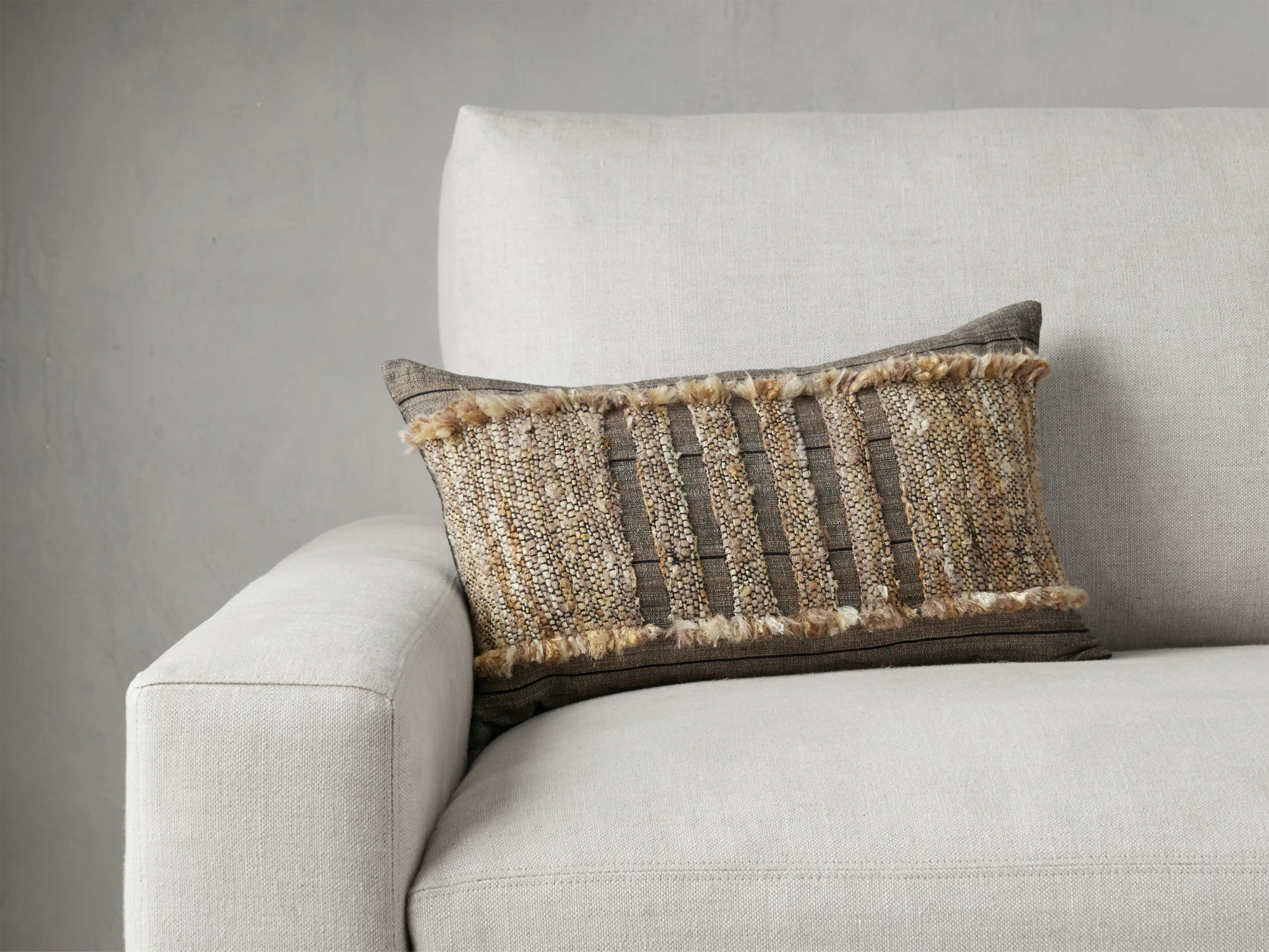 Paros Lumbar Pillow Cover | Arhaus | Arhaus