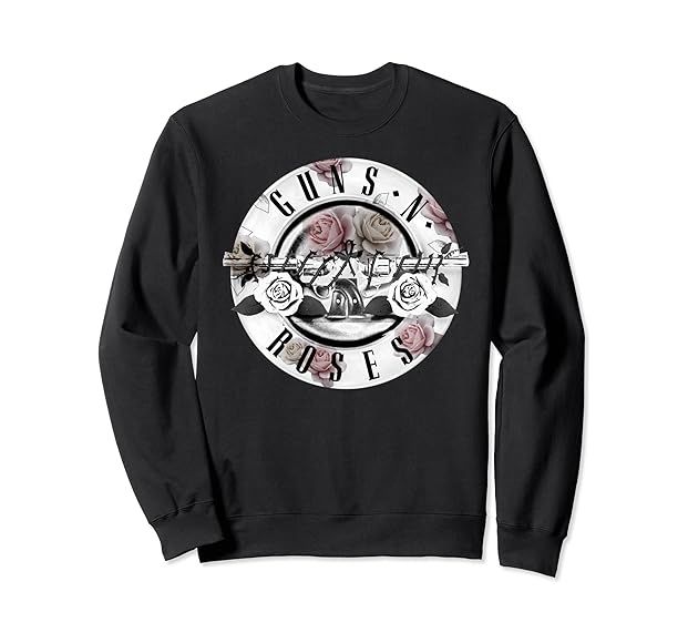 Guns N' Roses Floral Seal Sweatshirt | Amazon (US)