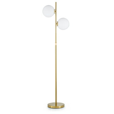 CO-Z 62.3-in Brass Shaded Floor Lamp | Lowe's