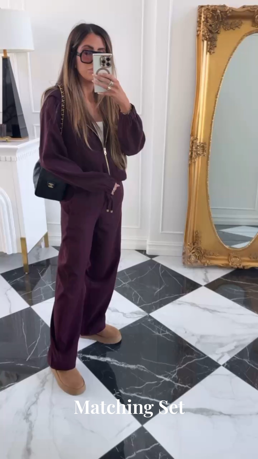 Wearing a size XS in both the jacket and pants! 

Burgundy, OOTD, Maroon, Matching set, Zara finds, Zara fashion, Lounge set, Fall outfits, Comfy set, Emily Ann Gemma

#LTKootd #LTKSeasonal #LTKFindsUnder50