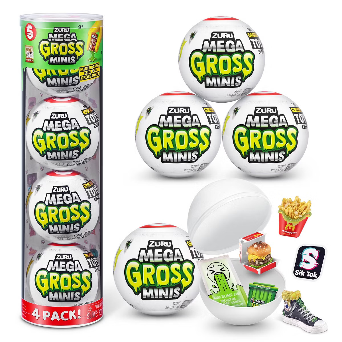 5 Surprise Mega Gross Mini Figures - 4pk | Target