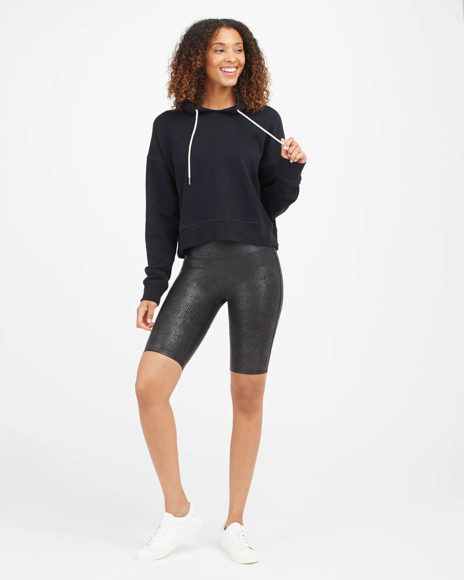 Faux Leather Bike Short | Spanx