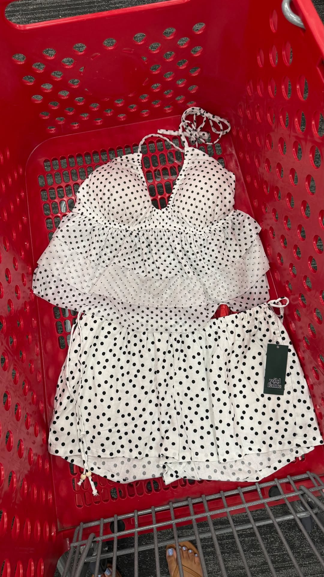 Spotted this polka dot set at Target and I instantly fell in love 😍 The ruffle details on the top and bottoms are so cute 

 #LTKgrwm #LTKootd #LTKSeasonal