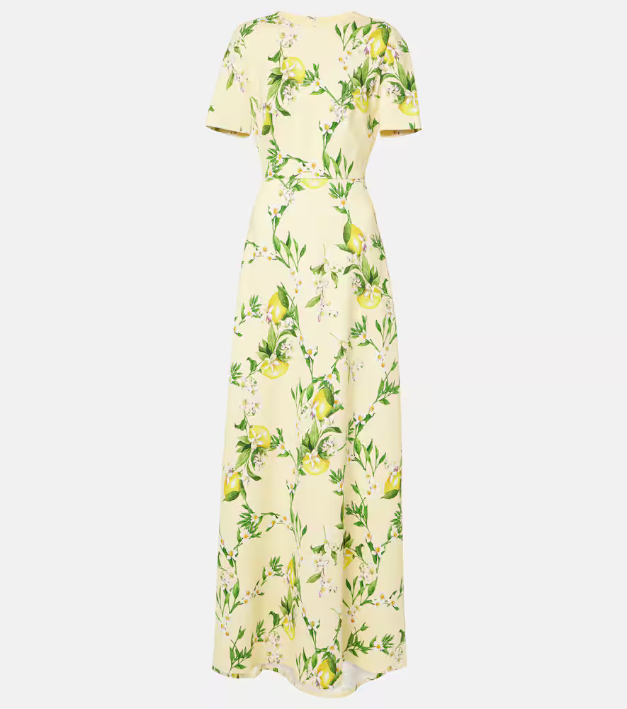 Monique Lhuillier Floral maxi dress | Mytheresa (INTL)