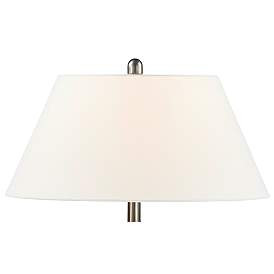 Forty West Garrison 23" Brown Ceramic Table Lamp | Lamps Plus