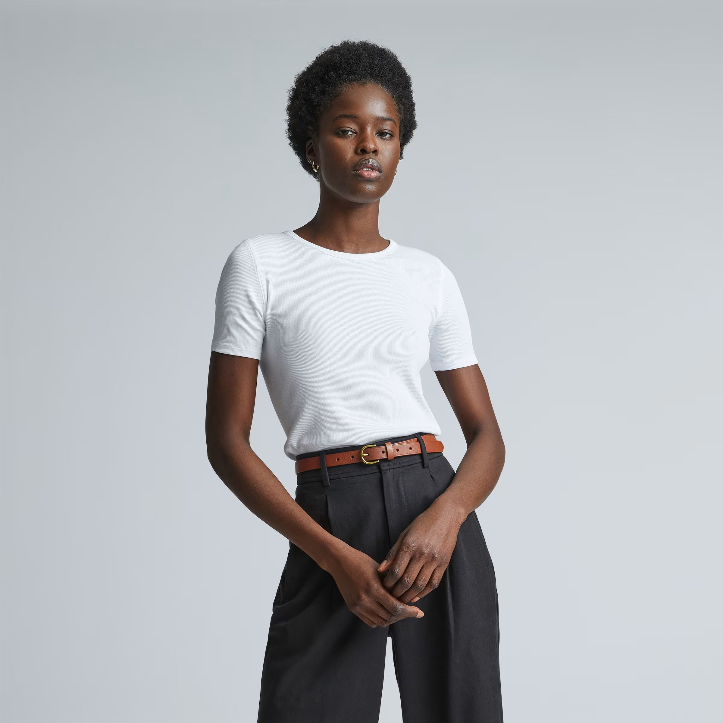 The Supima® Micro-Rib Crew | Everlane