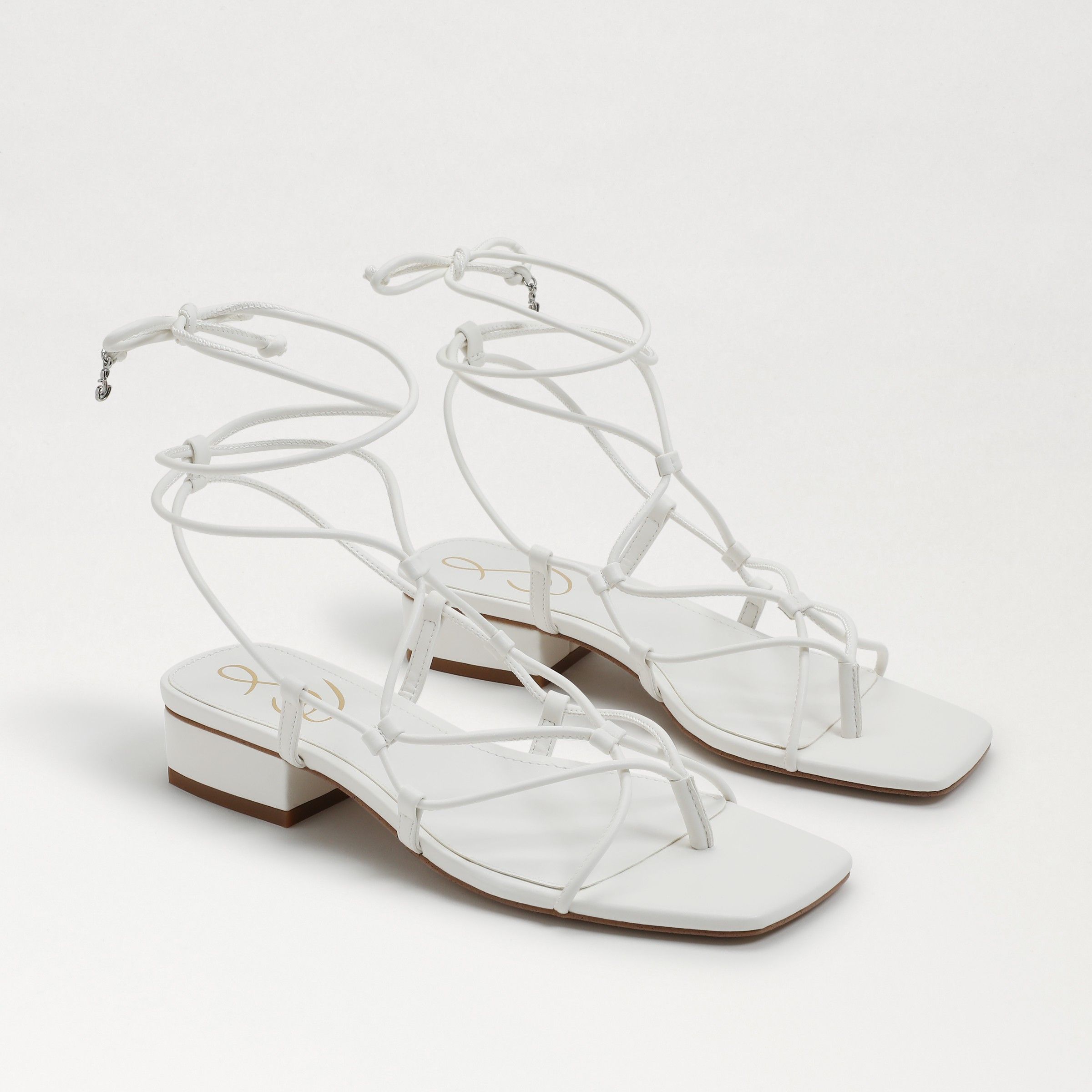 Sam Edelman Daffy Sandal Bright White Leather | Sam Edelman