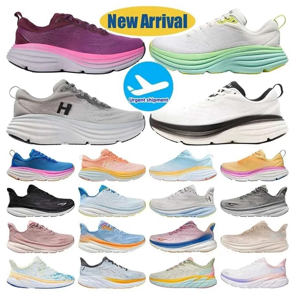 One Bondi 8 2024 Running Designer Shoes Womens Platform Sneakers Clifton 9 Men Blakc White Harbor... | DHGate