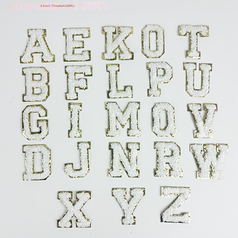 new towel embroidered letter patch self     - Temu | Temu Affiliate Program