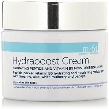M-61 Hydraboost Cream - Ultra-hydrating and nourishing face cream with peptides, vitamin B5 & tamari | Amazon (US)