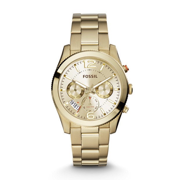Perfect Boyfriend Multifunction Gold-Tone Stainless Steel WatchPerfect Boyfriend Multifunction Gold- | Fossil (US)