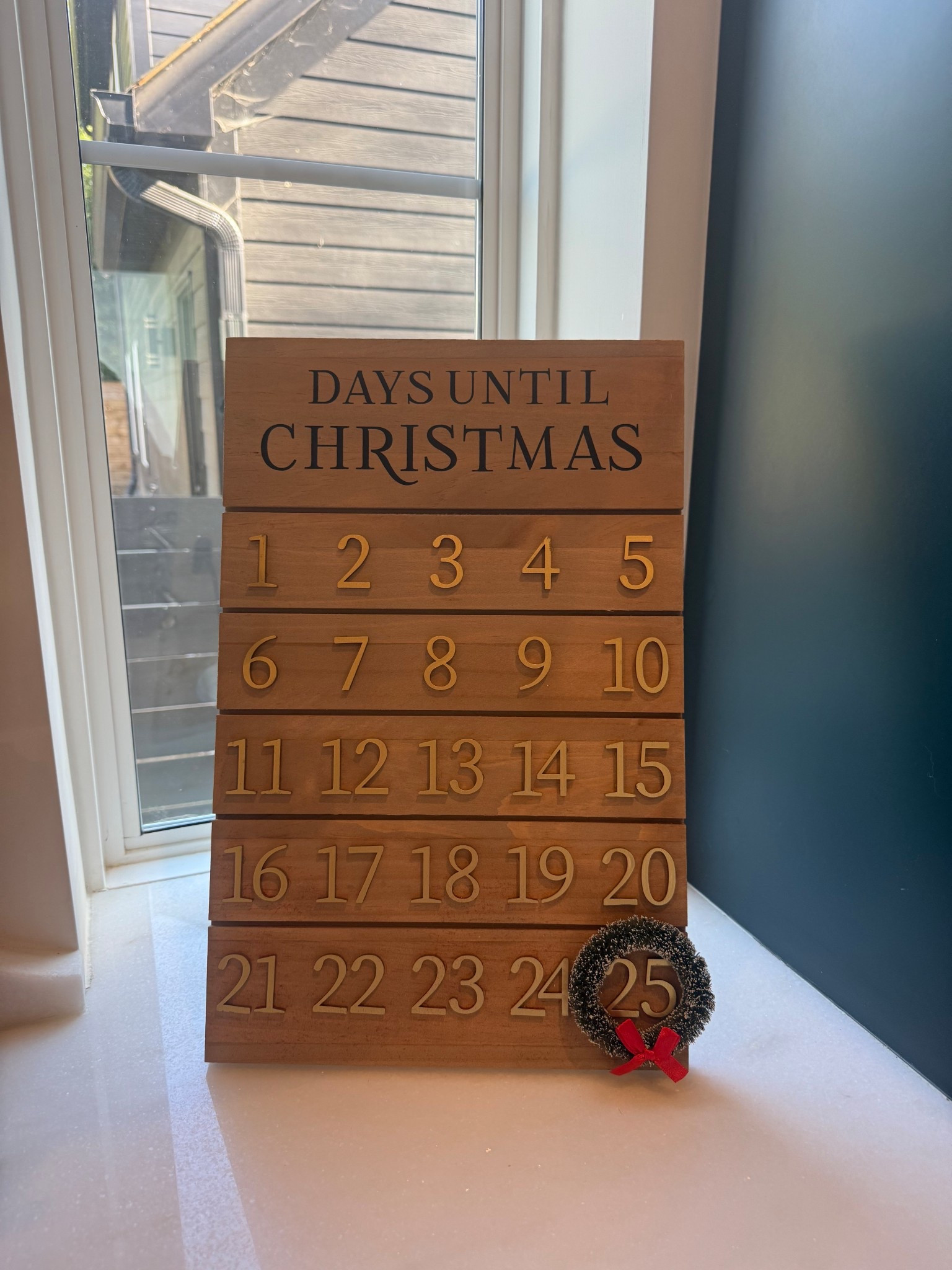 Such a cute Christmas countdown! 
Christmas decor, Christmas countdown, target decor, Christmas target decor 