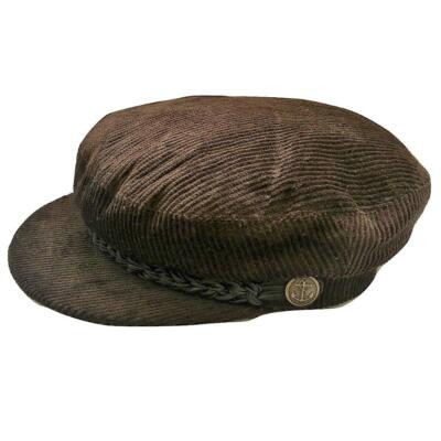Barge Cord Cap, Fully Lined, Fishermans Boating Cap, Brown, Black or Navy | eBay UK