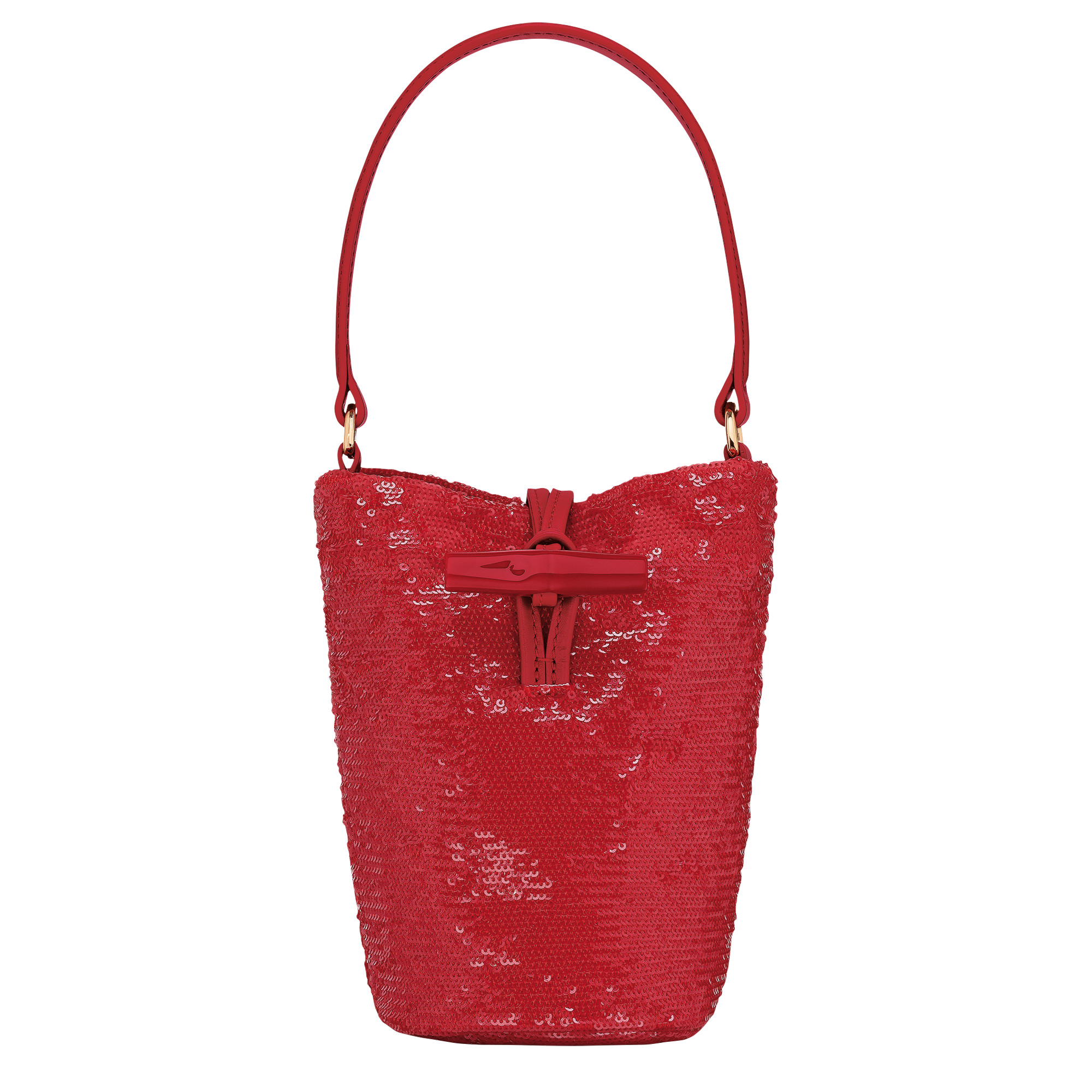 Le Roseau Handbag Red - Canvas | Longchamp US | Longchamp