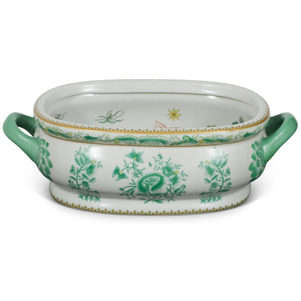 ChinaFurnitureOnline Verdant Chinoiserie Floral Chinese Footbath Planter | Amazon (US)