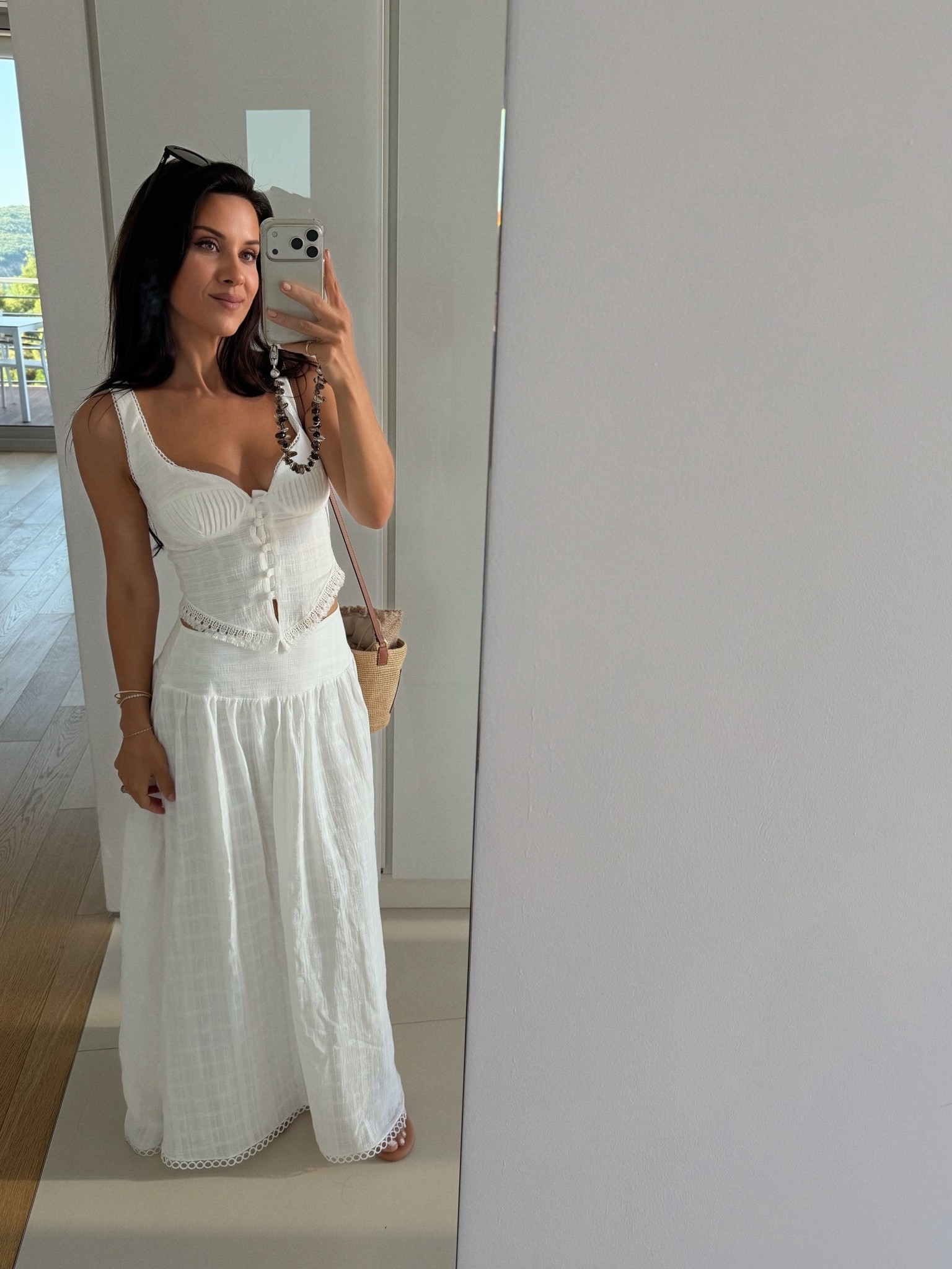 Obsessed with this little darling set it’s perfect for Summer- ￼ i’m wearing an extra small and the top and the bottom

#LTKootd #LTKmomlife #LTKgrwm