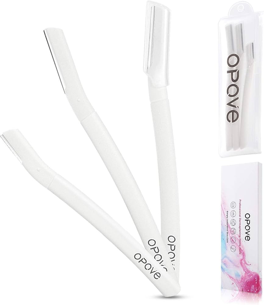 opove Dermaplane Razor for Women Face,Professional Dermaplaning Tool,Facial Razor, Peach Fuzz and... | Amazon (US)