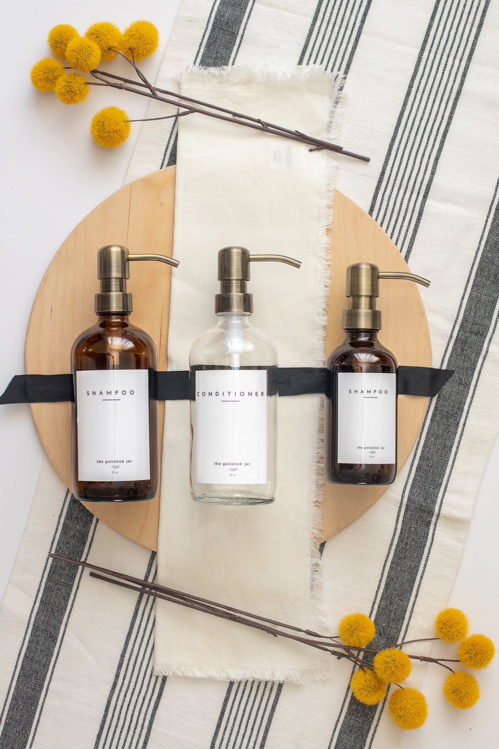 Glass Bottle | Custom Amber or Clear  Bottle Soap Dispenser | Signature Collection | Metal Pump |... | Etsy (US)