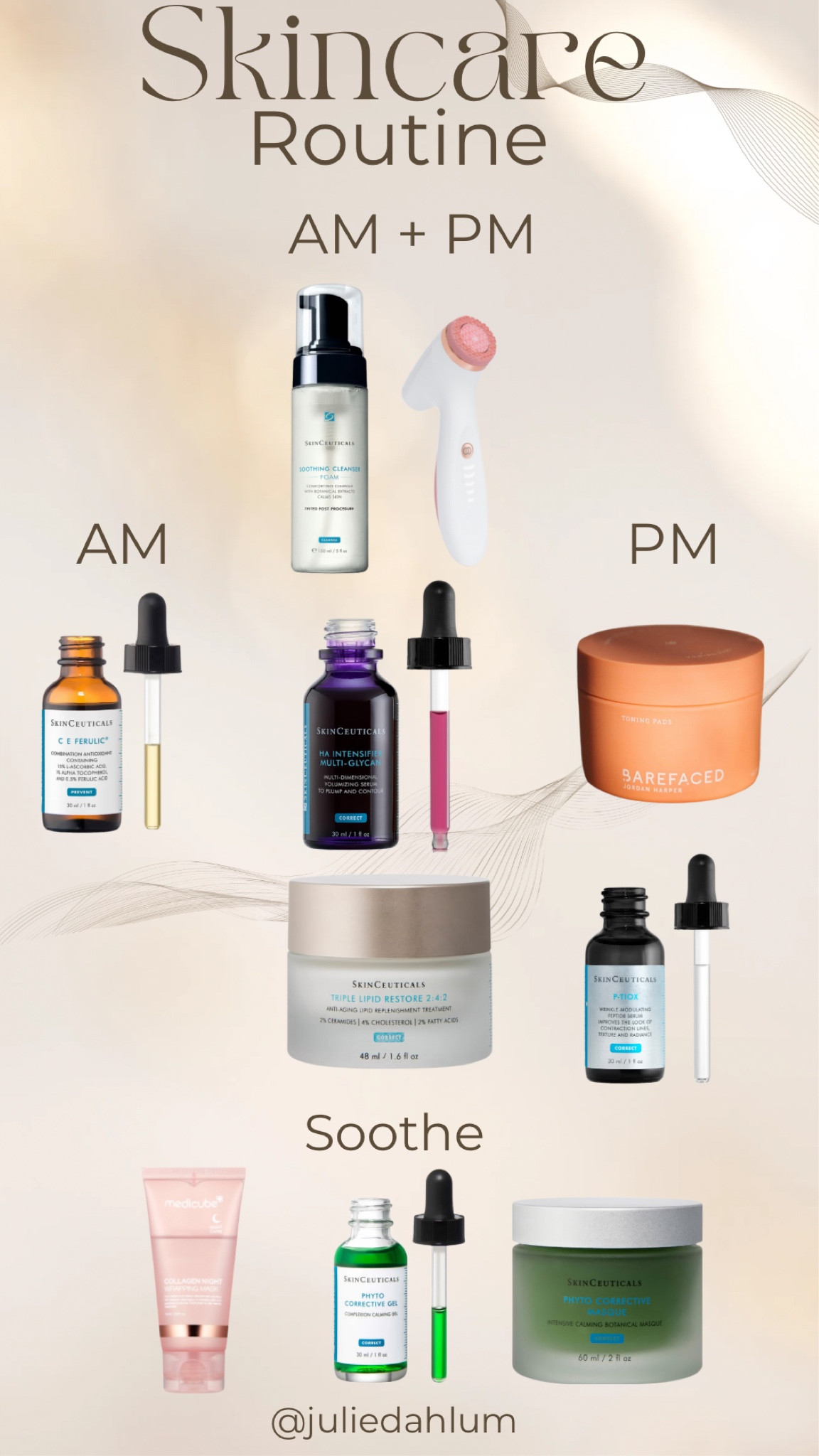 My skincare routine for glowy, hydrated skin ✨ Dermstore is where I get most Skinceuticals products - keep your eyes out for sales! First time customers get 15% off