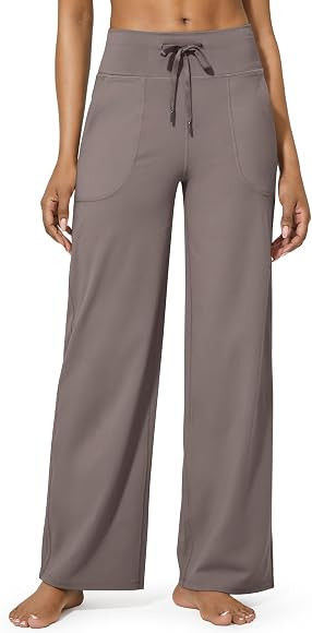 G4Free Wide Leg Pants for Women Yoga Pants High Waist Sweatpants with Pockets Stretch Lounge Pant... | Amazon (US)