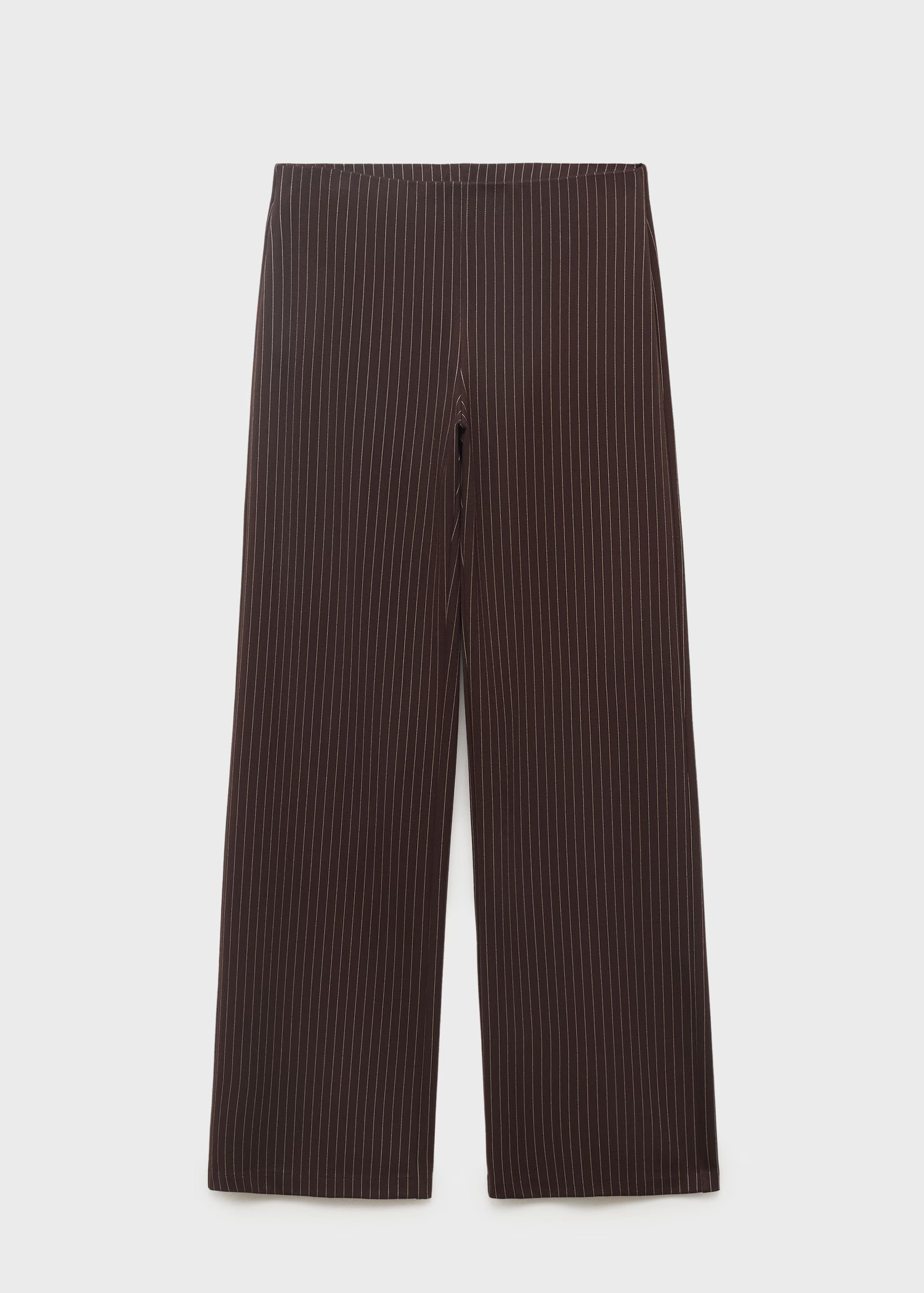 Straight-fit trousers with elastic waist - Women | MANGO United Kingdom | MANGO (UK)