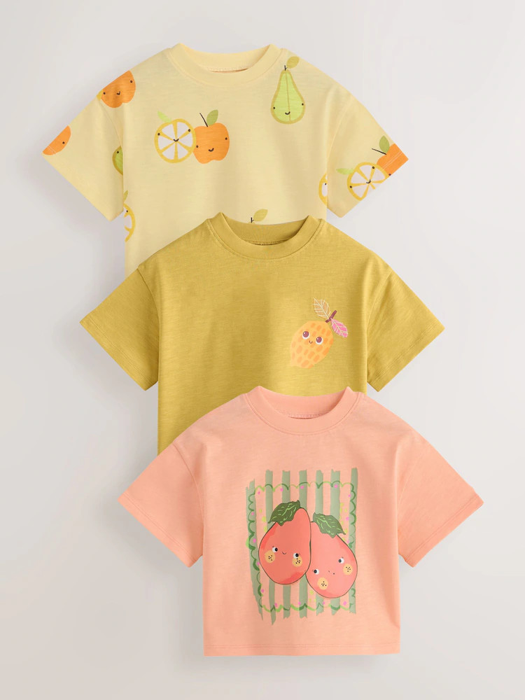 Green Fruit T-Shirts 3 Pack (3mths-7yrs) | Next US