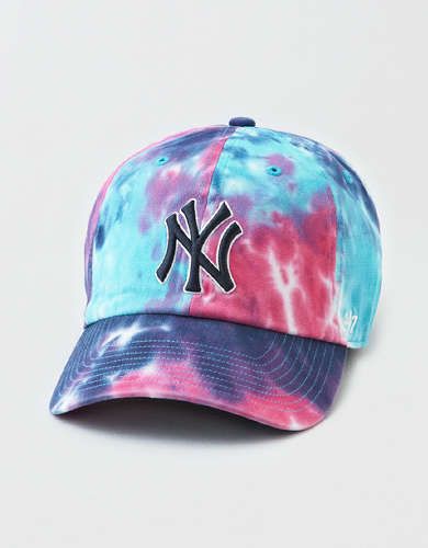 '47 Brand NY Yankees Tie Dye Clean Up Hat | American Eagle Outfitters (US & CA)