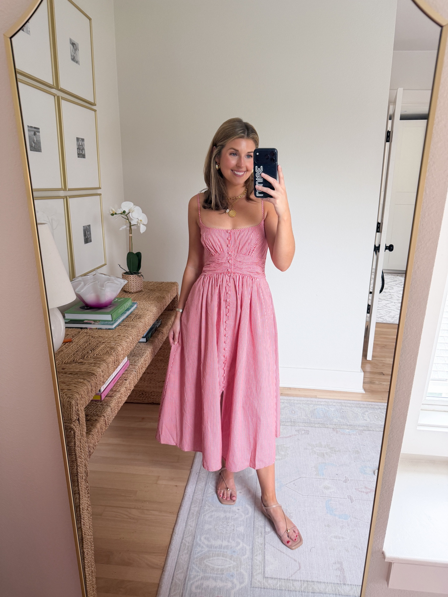 Summer dress on sale with my code: LOUISE20 valid through- valid through 5/9 wearing a S