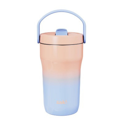 Zak Designs 14 fl oz Stainless Steel Sutton Vacuum Flex Grip Siply Tumbler - Sunkissed Ombre | Target