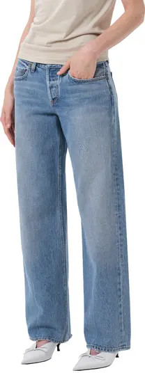 Low Rise Relaxed Straight Leg Jeans | Nordstrom