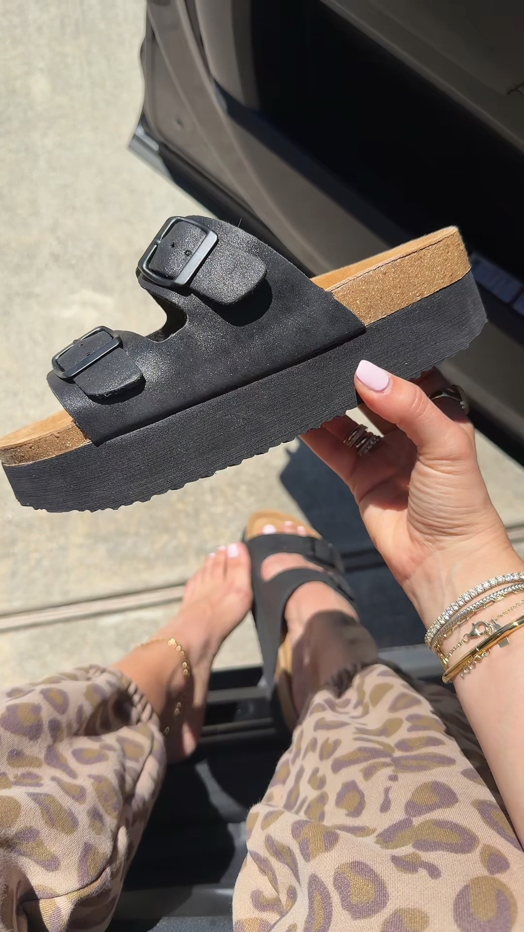 Platform sandals tts and so comfy!
Sweatpants kids xl
Tank small

#LTKSaleAlert