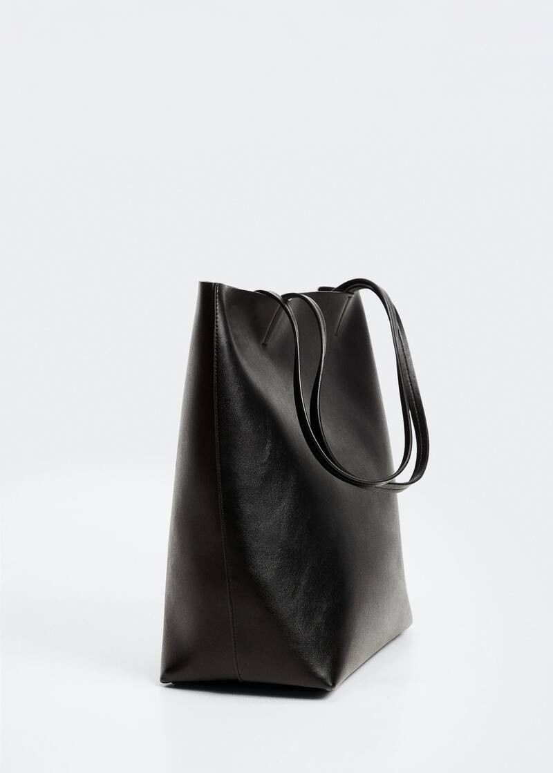 Shopper bag with double handle -  Women | Mango USA | MANGO (US)