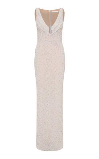 Ruby Beaded Tulle Gown | Moda Operandi (Global)