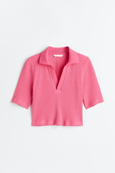 Collared Ribbed Top | H&M (US)