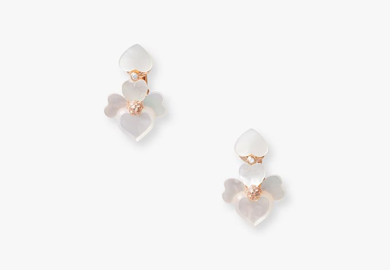 Precious Pansy Clip-on Drop Earrings | Kate Spade (US)