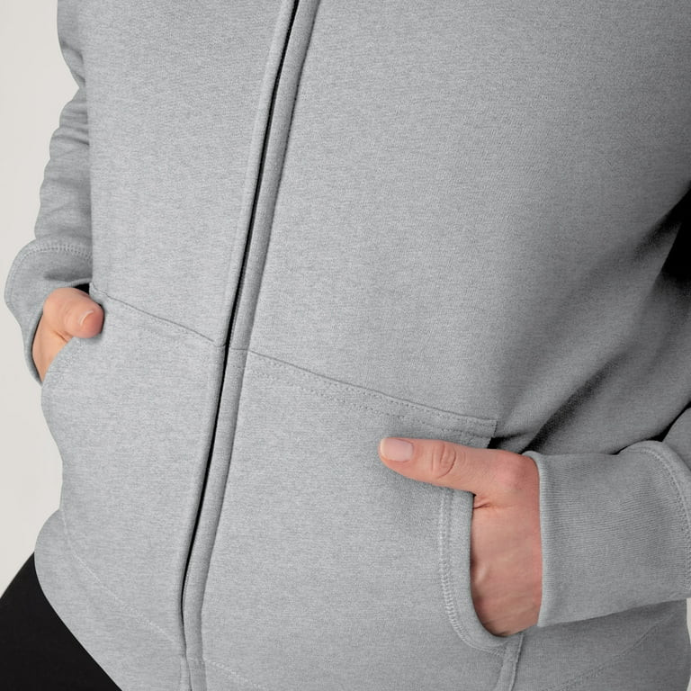 Hanes Women's and Women's Plus EcoSmart Full-Zip Fleece Hoodie, Sizes XS-4X | Walmart (US)