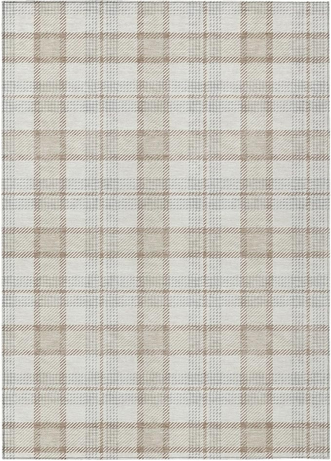 Addison Rugs Chantille ACN1052 Ivory 10' x 14' Indoor Outdoor Area Rug, Easy Clean, Machine Washa... | Amazon (US)