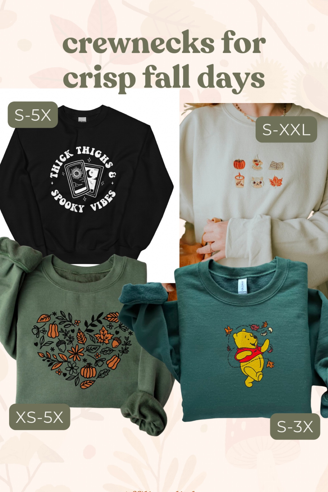 Plus size fall crew necks for cozy fall days 

#LTKunder50 #LTKSeasonal #LTKcurves