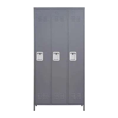3 Door 72"H Metal Lockers With Lock For Employees,Storage Locker Cabinet  For Home Gym Office School Garage | Wayfair North America