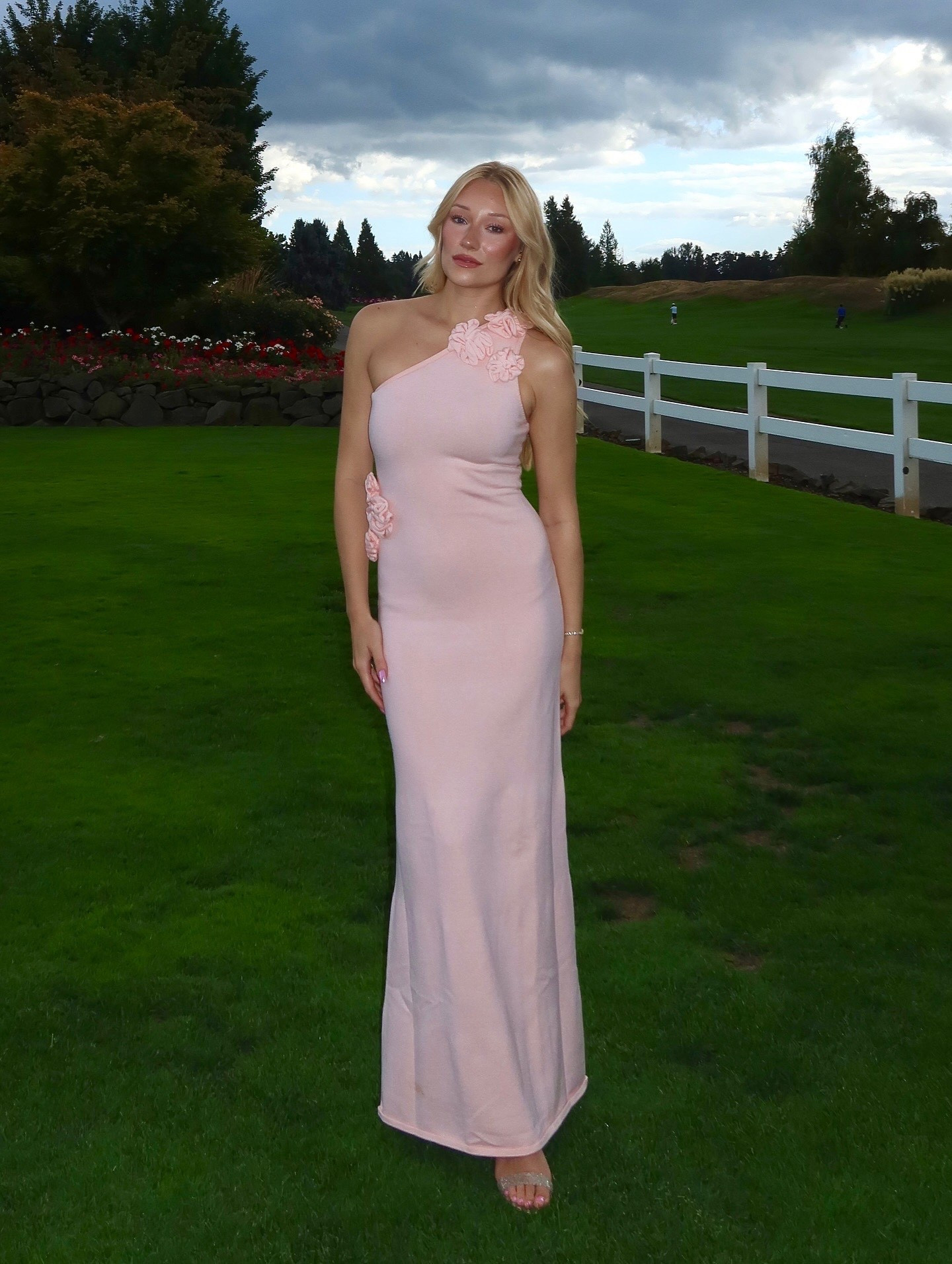 Wedding Guest ootd 🌸 Loved this Meshki dress wearing an xs! 

#LTKWedding #LTKBeauty #LTKStyleTip