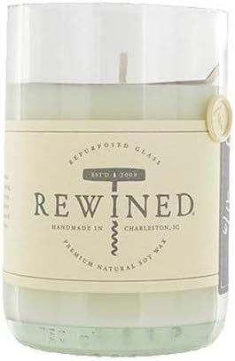Rewined Rose Fragrance Soy Wax Scented Candle with Notes of Rose Petal, White Peach, Pink Pepperc... | Amazon (US)